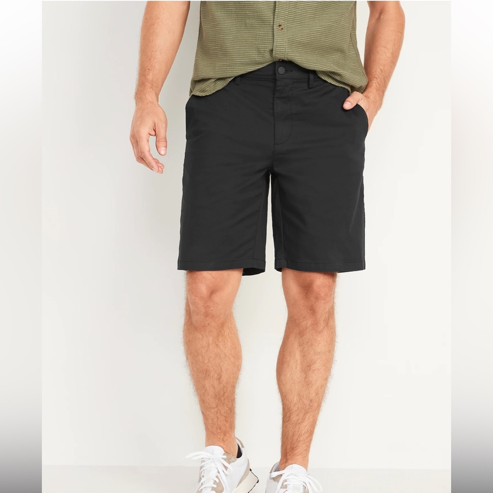 Old navy Slim Ultimate Tech Chino Shorts for Men 9-inch inseam